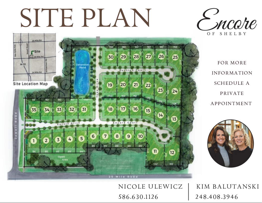 Paul Anthony Homes NEIGHBORHOODS Encore of Shelby Township